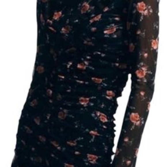 Zara Floral Print Tulle Mini - Picture 6 of 12